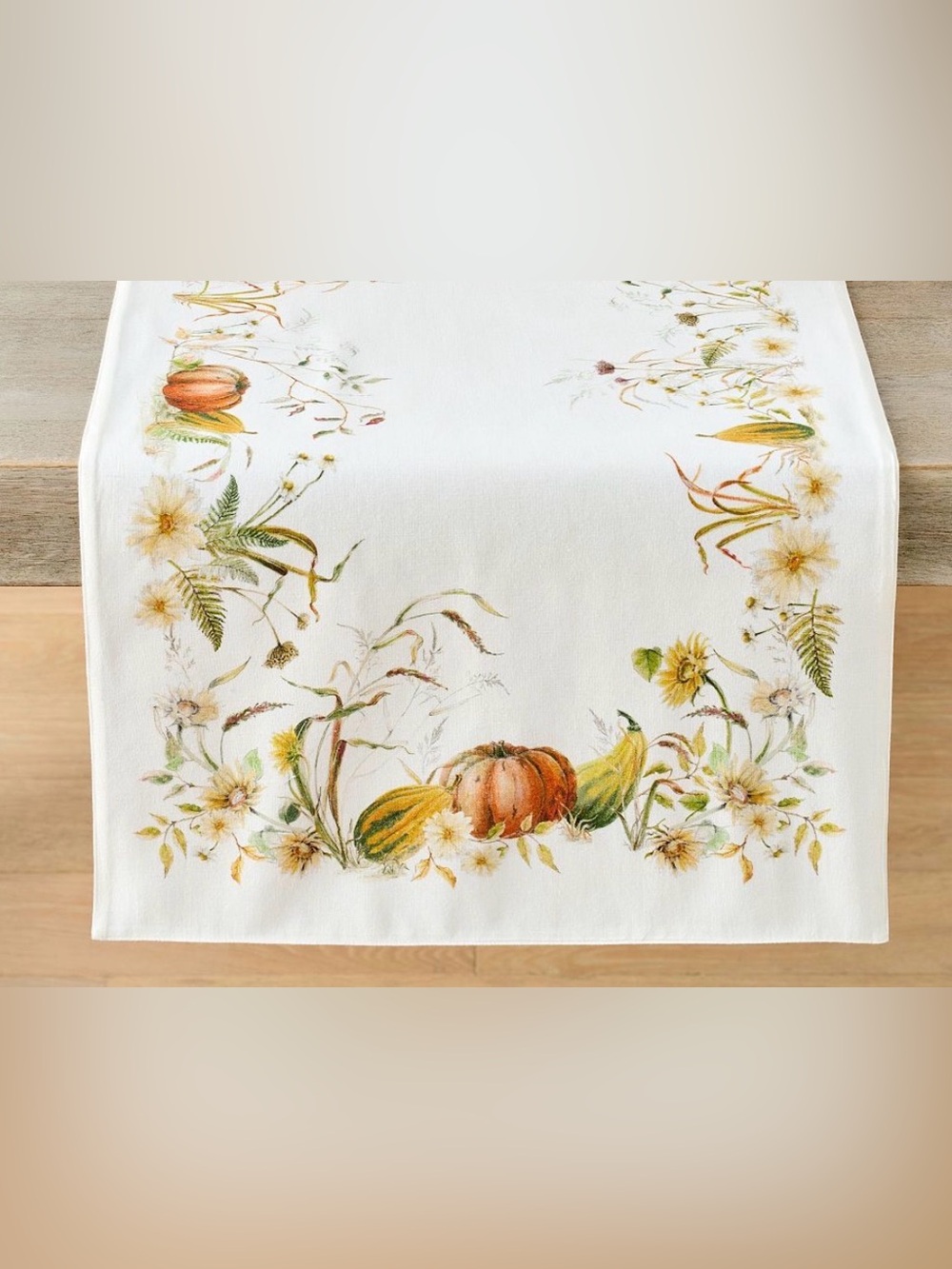 POTTERY BARN “BEDFORD HARVEST” TABLE RUNNER *SIZE: 18”X108” *4 NAPKINS *NWT 138.
